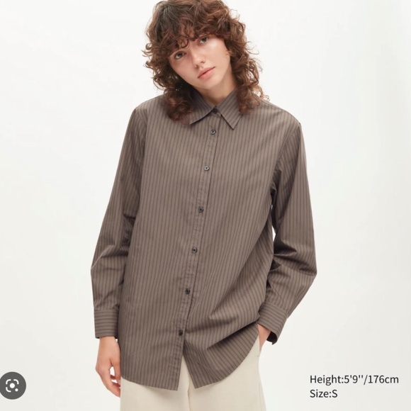 UNIQLO U OVERSIZED SHIRT - Picture 1 of 2